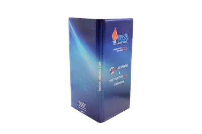 West Control School custom tally book (full color vinyl)