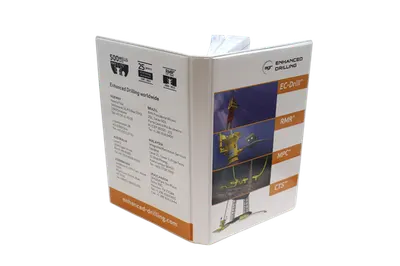 Enhanced Drilling custom tally book (full color vinyl)