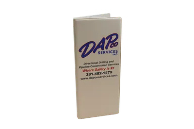 DAP Company custom tally book (silk screen)