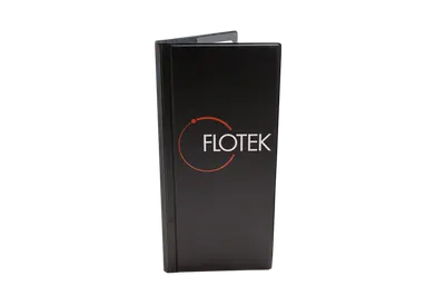 Flow Tek custom tally book (silk screen)