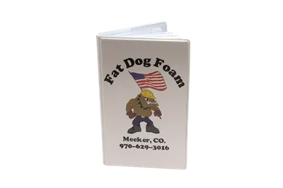 Fat Dog Foam custom tally book (entrapment)