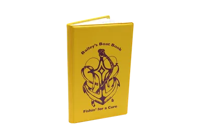Bailey's Boat Book custom tally book (silk screen)